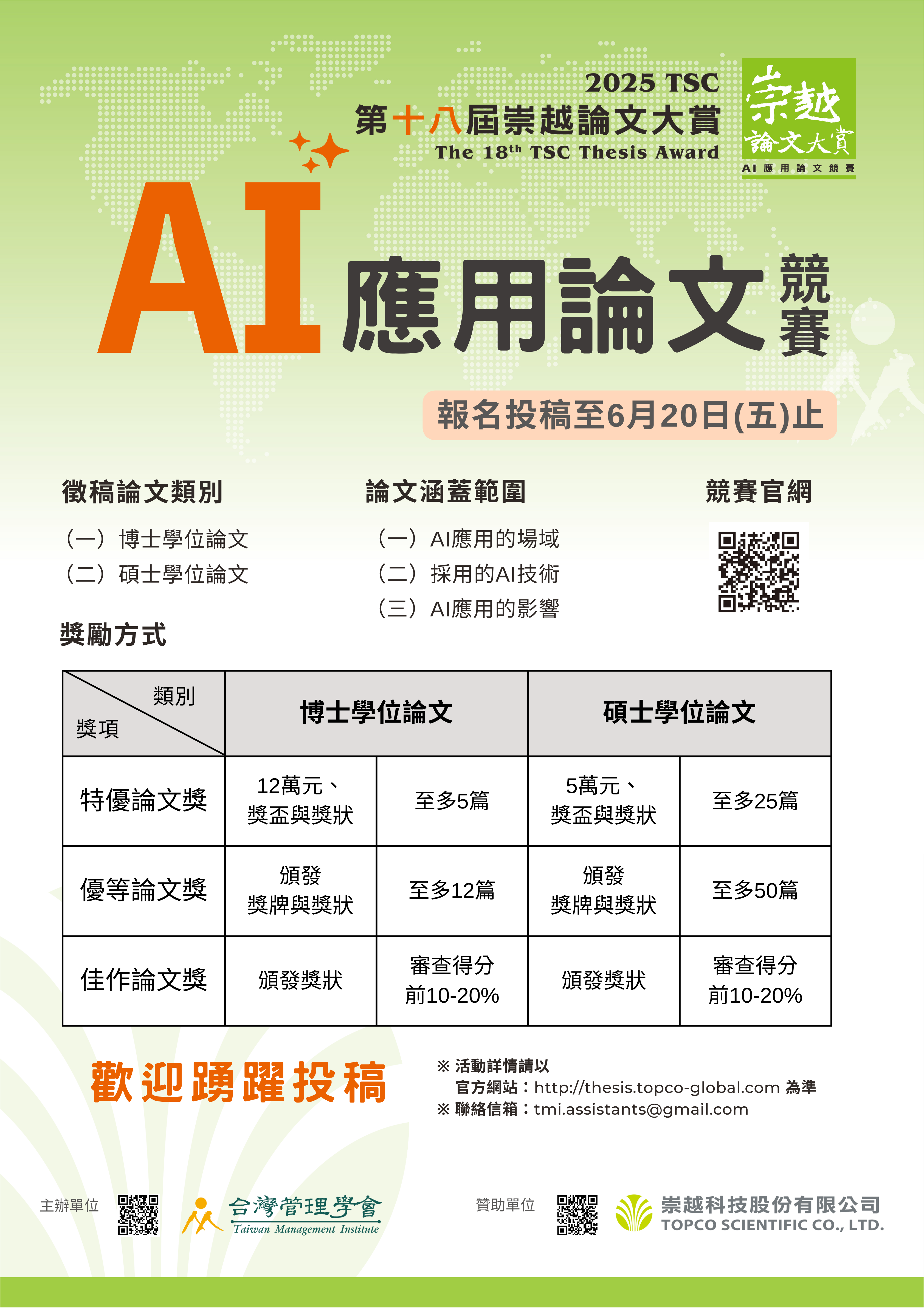 AI應用論文競賽 DM 1