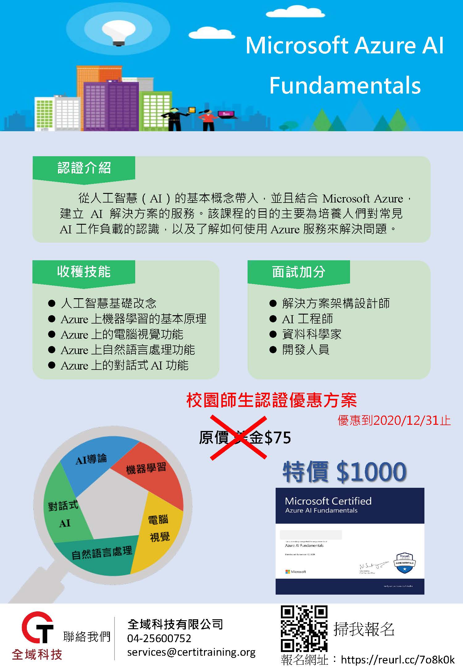 Microsoft Azure AI Fundamentals 認證